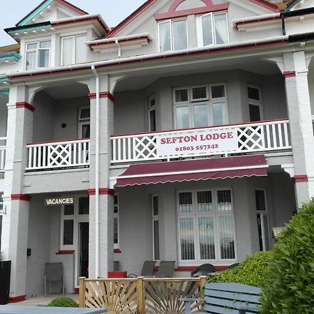 Sefton Lodge Seafront ,Panoramic Sea View Ensuite Balcony Rooms Available, Guest Garden Paignton Exterior foto